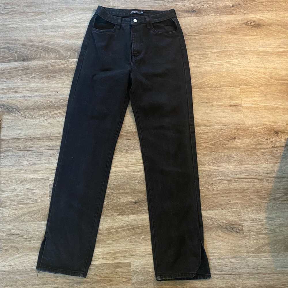 Nasty gal black cut out jeans